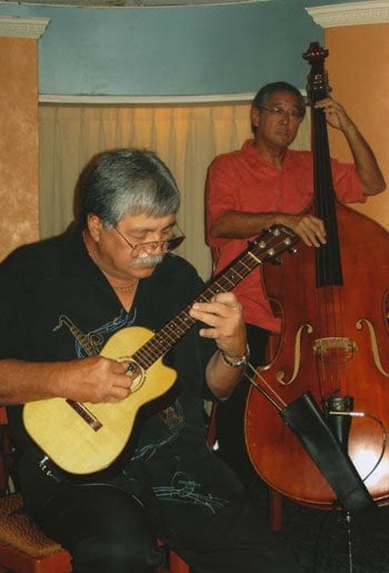 Benny Chong with Byron Yasui on upright bass