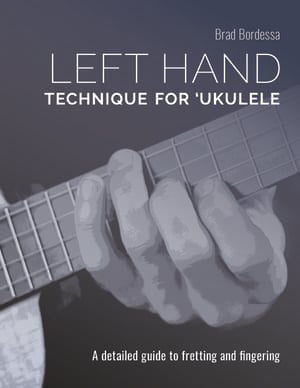 left hand technique for ukulele book cover