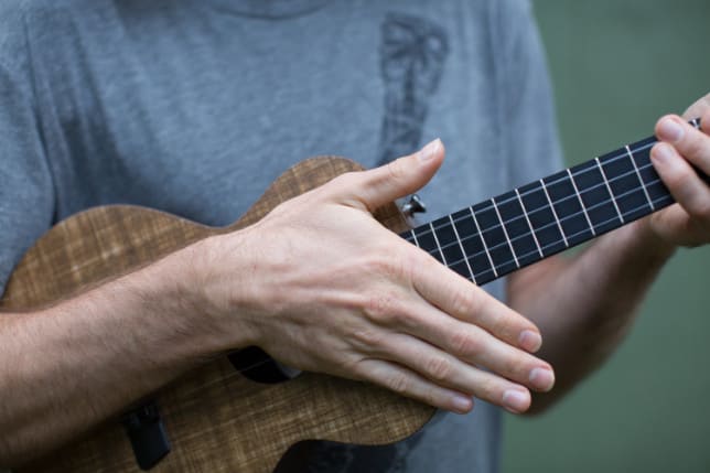 chunk strum ukulele after