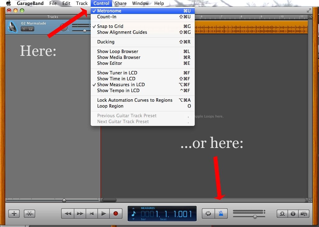 How To Change Metronome Speed In Garageband Mac